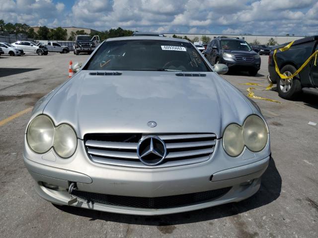 WDBSK75F43F009468 - 2003 MERCEDES-BENZ SL 500R SILVER photo 9