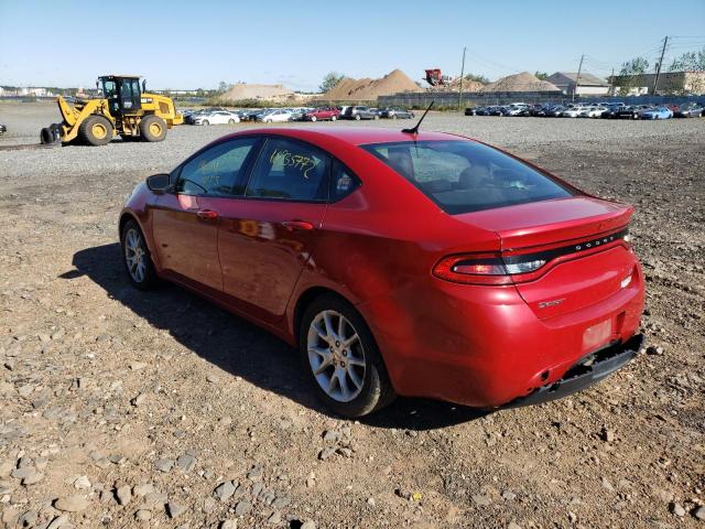 1C3CDFBA4DD286853 - 2013 DODGE DART RED photo 3