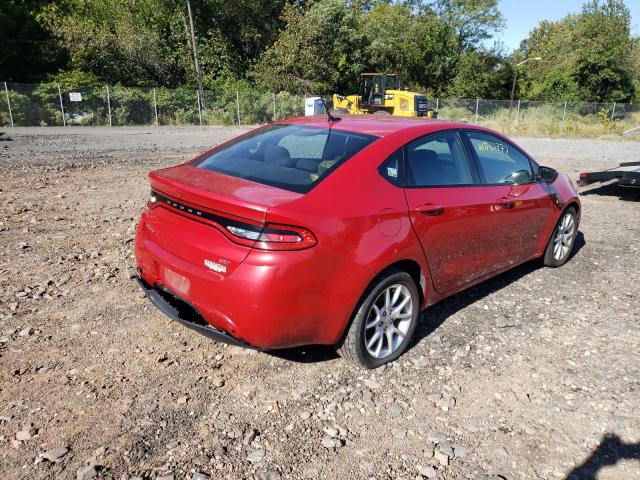 1C3CDFBA4DD286853 - 2013 DODGE DART RED photo 4