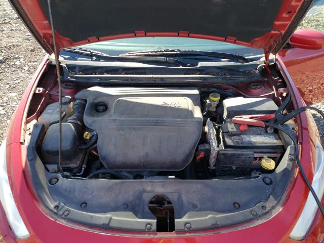 1C3CDFBA4DD286853 - 2013 DODGE DART RED photo 7