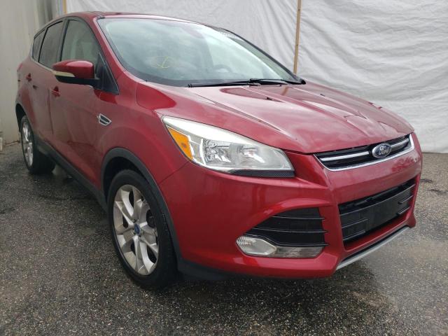 1FMCU0H96DUA30828 - 2013 FORD ESCAPE SEL RED photo 1