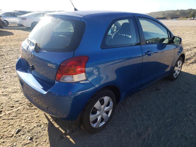 JTDJT4K3XA5278502 - 2010 TOYOTA YARIS BLUE photo 4