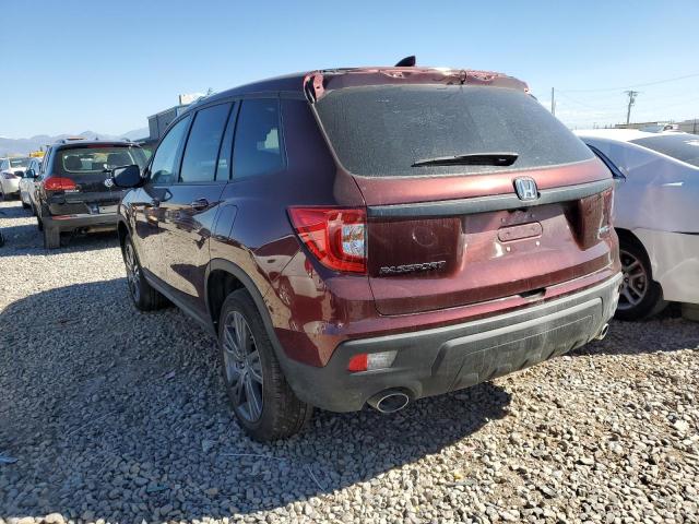 5FNYF8H58KB026138 - 2019 HONDA PASSPORT E 勃艮第红 照片 3