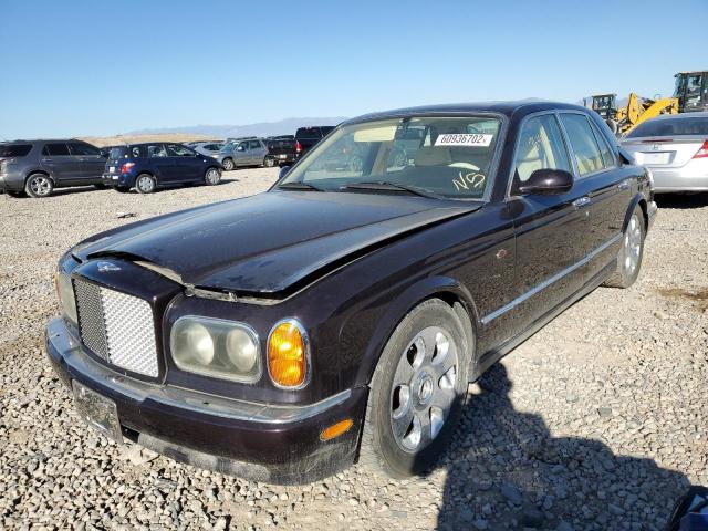 SCBLB51E8XCX03050 - 1999 BENTLEY ARNAGE BURGUNDY photo 2