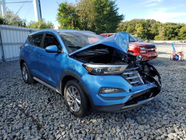 KM8J3CA45JU654772 - 2018 HYUNDAI TUCSON SEL BLUE photo 1