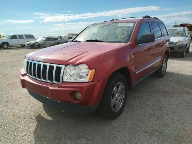 1J4HR58286C211461 - 2006 JEEP GRAND CHER BURGUNDY photo 2