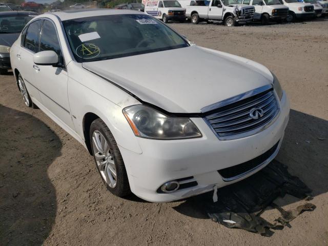 JNKBY01F68M550990 - 2008 INFINITI M45 WHITE photo 1