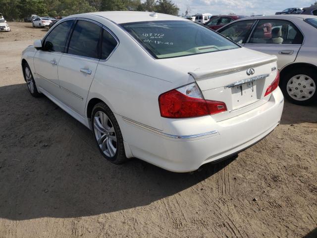 JNKBY01F68M550990 - 2008 INFINITI M45 WHITE photo 3