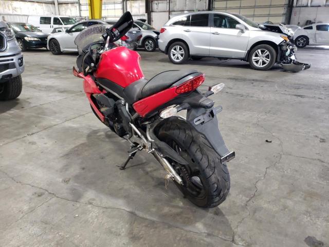 JKAEXEC199DA32726 - 2009 KAWASAKI EX650 C RED photo 3