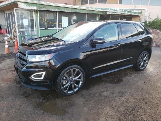 2FMPK4AP7JBC60466 - 2018 FORD EDGE SPORT BLACK photo 2