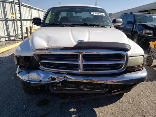 1D7HL48N83S103148 - 2003 DODGE DAKOTA QUA WHITE photo 9