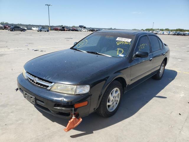 JN1CA21D2XT803301 - 1999 NISSAN MAXIMA GLE BLACK photo 2