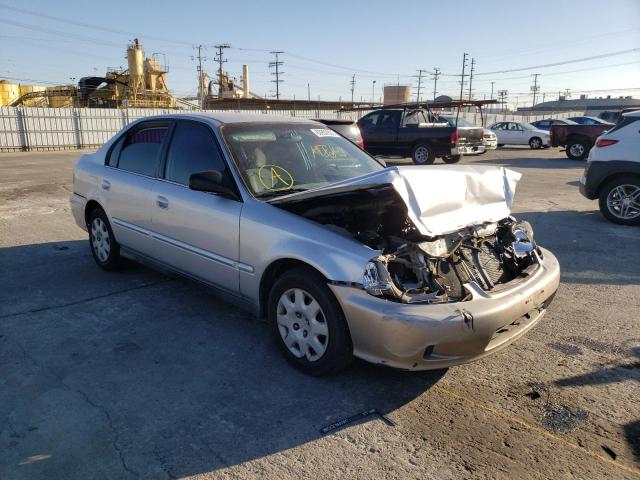 2HGEJ6619YH561053 - 2000 HONDA CIVIC BASE SILVER photo 1