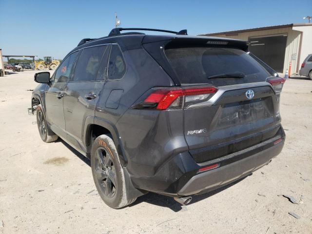 2T3EWRFV8LW085147 - 2020 TOYOTA RAV4 XSE GRAY photo 3