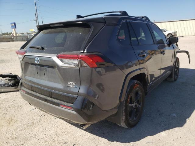 2T3EWRFV8LW085147 - 2020 TOYOTA RAV4 XSE GRAY photo 4