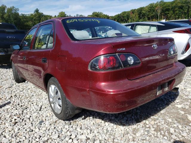 2T1BR12E0XC115937 - 1999 TOYOTA COROLLA VE RED photo 3