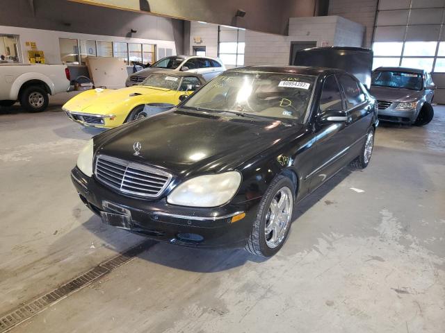 WDBNG75J21A163139 - 2001 MERCEDES-BENZ S500 BLACK photo 2