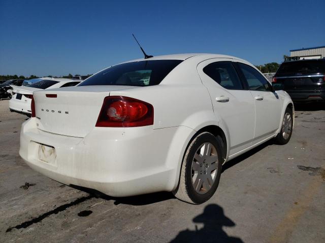 1B3BD4FB8BN518703 - 2011 DODGE AVENGER EX WHITE photo 4