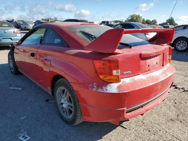 JTDDR32T620134224 - 2002 TOYOTA CELICA GT RED photo 3