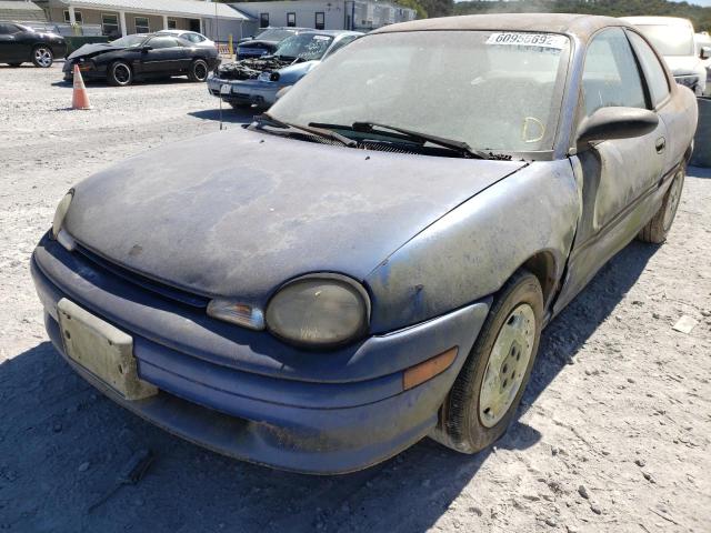 1B3ES42C5SD377046 - 1995 DODGE NEON HIGHL BLUE photo 2