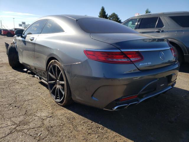 WDDXJ7JB4HA026603 - 2017 MERCEDES-BENZ S 63 AMG GRAY photo 3