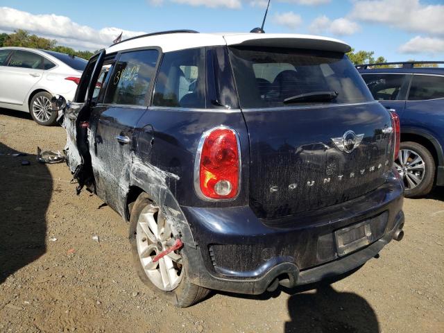 WMWZC5C54DWM16121 - 2013 MINI COOPER S C BLUE photo 3