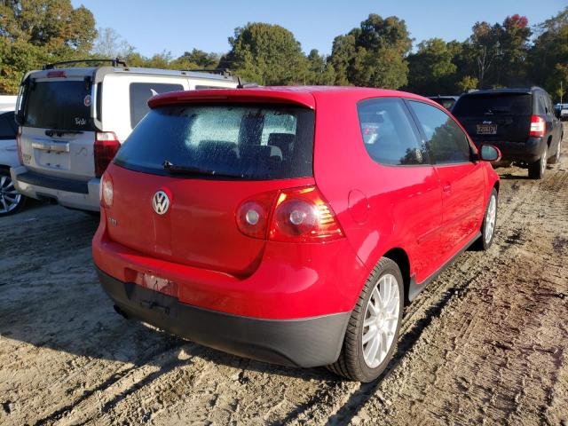 WVWFV71K36W072661 - 2006 VOLKSWAGEN NEW GTI RED photo 4