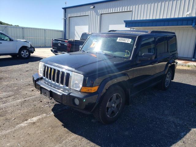1J8HG48K38C188642 - 2008 JEEP COMMANDER შავი ფოტო 2