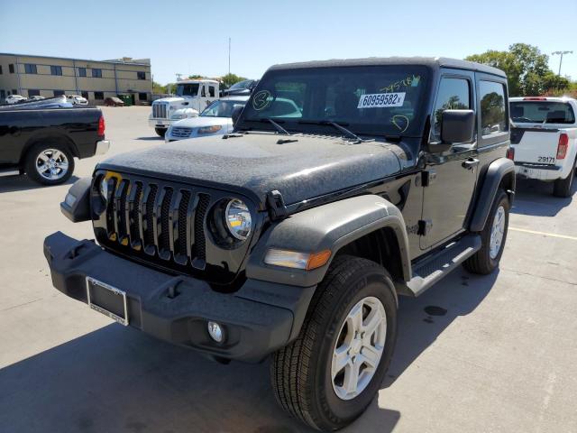 1C4GJXAN1MW795786 - 2021 JEEP WRANGLER S შავი ფოტო 2