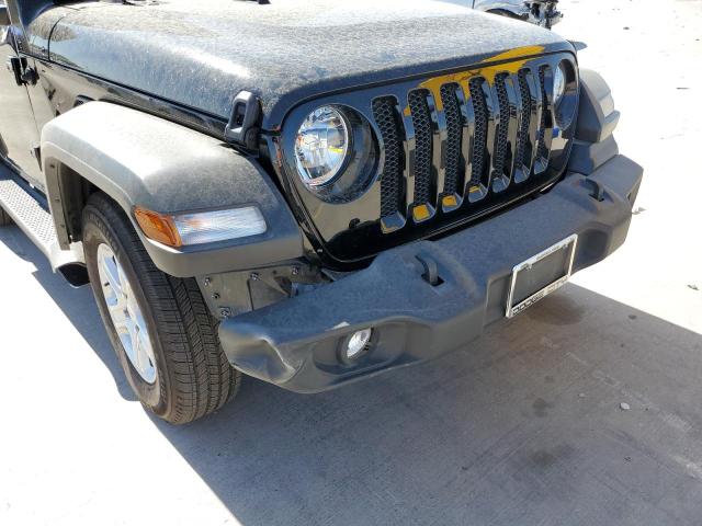 1C4GJXAN1MW795786 - 2021 JEEP WRANGLER S შავი ფოტო 9