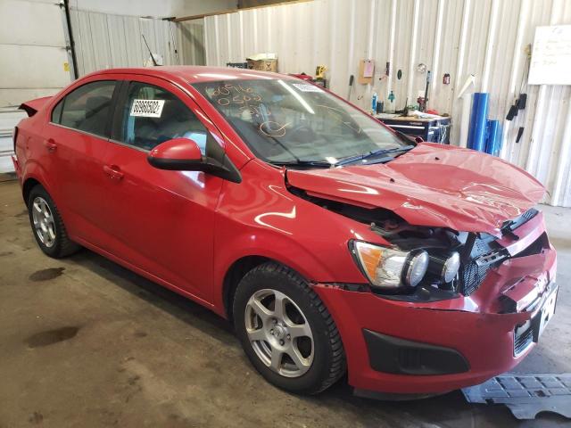 1G1JC5SH8C4189398 - 2012 CHEVROLET SONIC RED photo 1