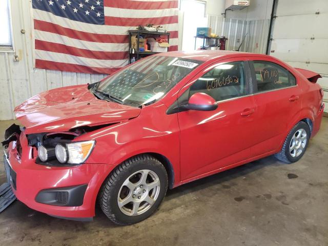 1G1JC5SH8C4189398 - 2012 CHEVROLET SONIC RED photo 2