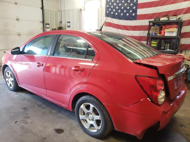 1G1JC5SH8C4189398 - 2012 CHEVROLET SONIC RED photo 3