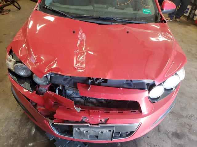 1G1JC5SH8C4189398 - 2012 CHEVROLET SONIC RED photo 9