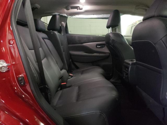 5N1AZ2BS0NC107460 - 2022 NISSAN MURANO SV Czerwony zdjęcie 6