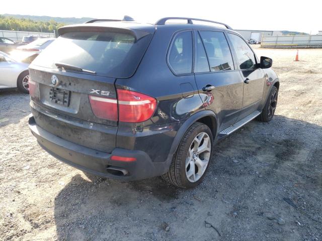 5UXFE83579L169072 - 2009 BMW X5 XDRIVE4 BLACK photo 4