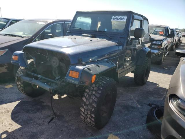 1J4FA39S03P338288 - 2003 JEEP WRANGLER C BLUE photo 2