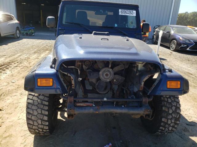 1J4FA39S03P338288 - 2003 JEEP WRANGLER C BLUE photo 9