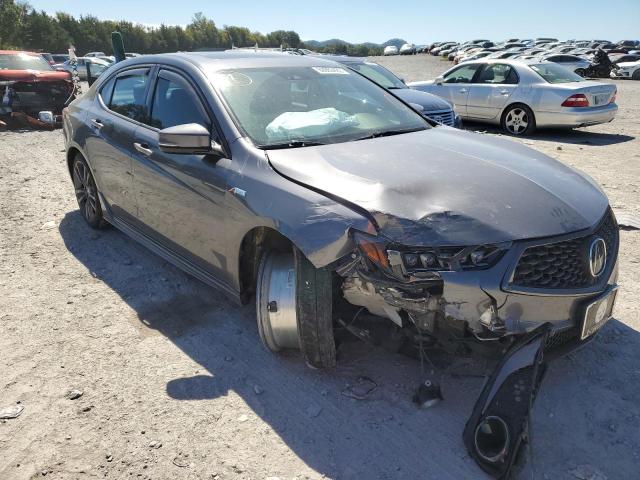 19UUB3F67JA001524 - 2018 ACURA TLX TECH+A GRAY photo 1