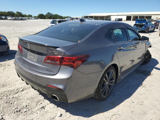 19UUB3F67JA001524 - 2018 ACURA TLX TECH+A GRAY photo 4