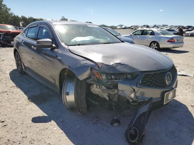 19UUB3F67JA001524 - 2018 ACURA TLX TECH+A GRAY photo 9