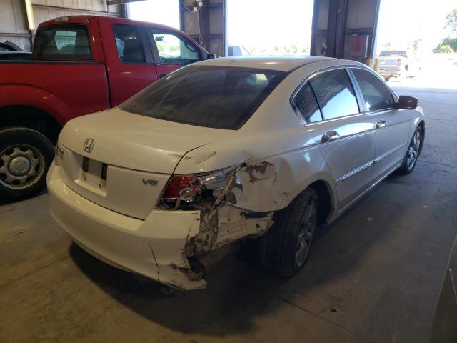 1HGCP3F80AA002061 - 2010 HONDA ACCORD EXL WHITE photo 4