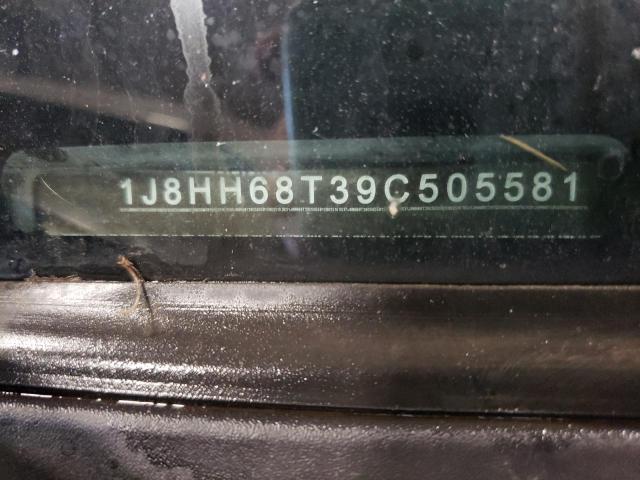 1J8HH68T39C505581 - 2009 JEEP COMMANDER 灰色 照片 10