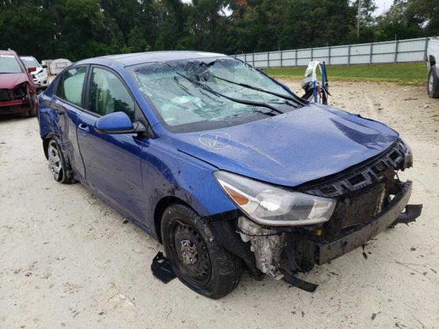 3KPA24AB6KE202129 - 2019 KIA RIO S BLUE photo 1