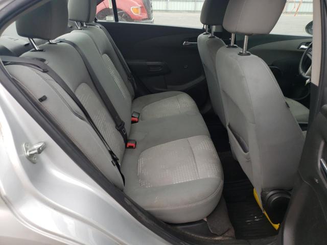 1G1JA5SH6D4101987 - 2013 CHEVROLET SONIC LS SILVER photo 6