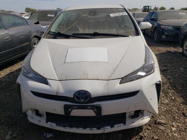 JTDKARFU1L3122115 - 2020 TOYOTA PRIUS L WHITE photo 5