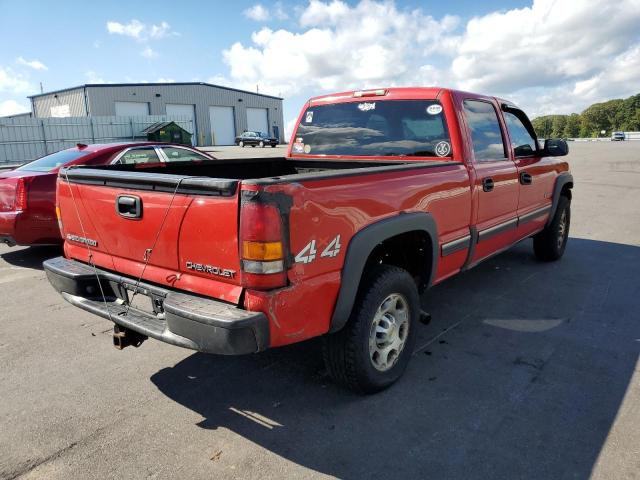 1GCGK13U52F142812 - 2002 CHEVROLET SILVERADO RED photo 4