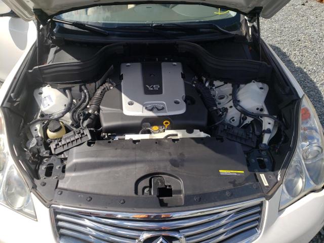 JNKAJ09E28M303476 - 2008 INFINITI EX35 BASE WHITE photo 7