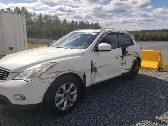 JNKAJ09E28M303476 - 2008 INFINITI EX35 BASE WHITE photo 9