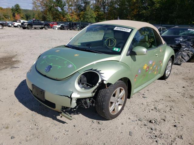 3VWRG31Y67M402005 - 2007 VOLKSWAGEN NEW BEETLE 绿色 照片 2